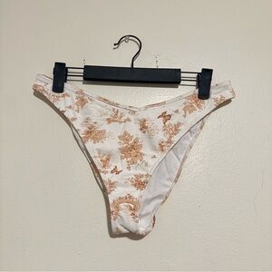 La Hearts | Cream and Brown Butterfly Bikini Bottom